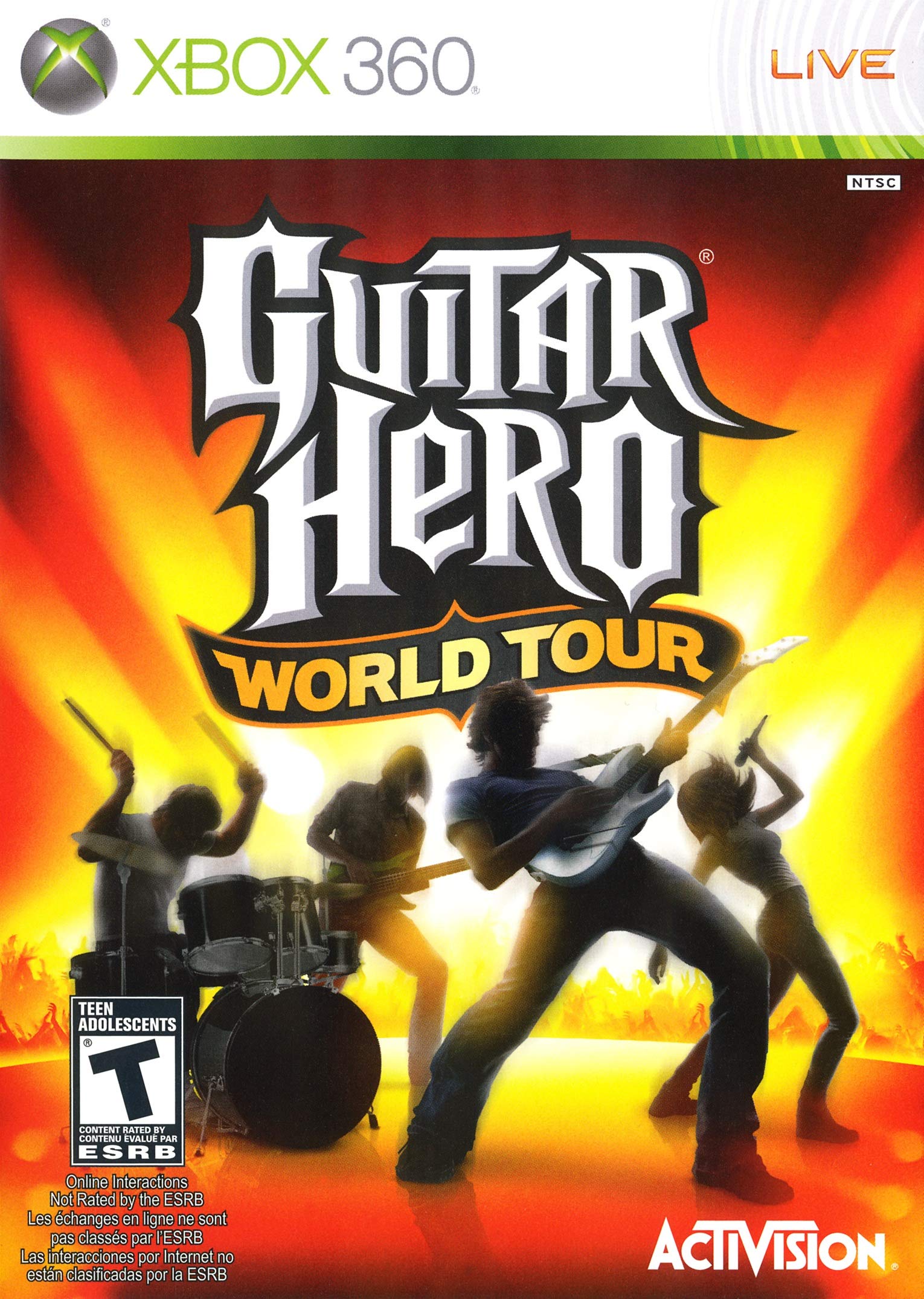 ACTIVISION Guitar Hero World Tour - Videojuego Musical para Xbox 360, Modo Multijugador, Clásico de Ritmo y Guitarra ACTIVISION Guitar Hero World Tour - Videojuego Musical para Xbox 360, Modo Multijugador, Clásico de Ritmo y Guitarra